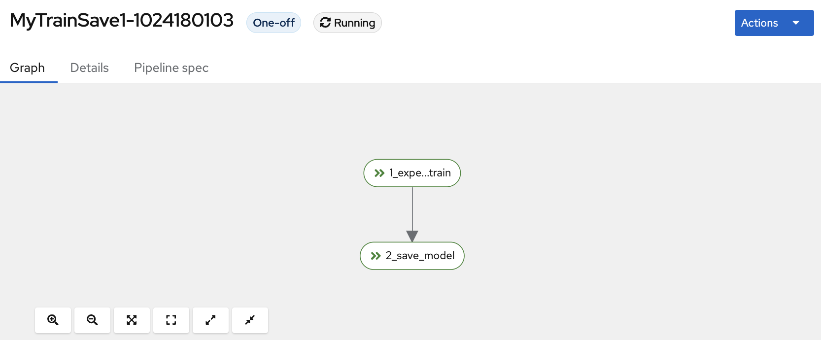 Pipeline run progress