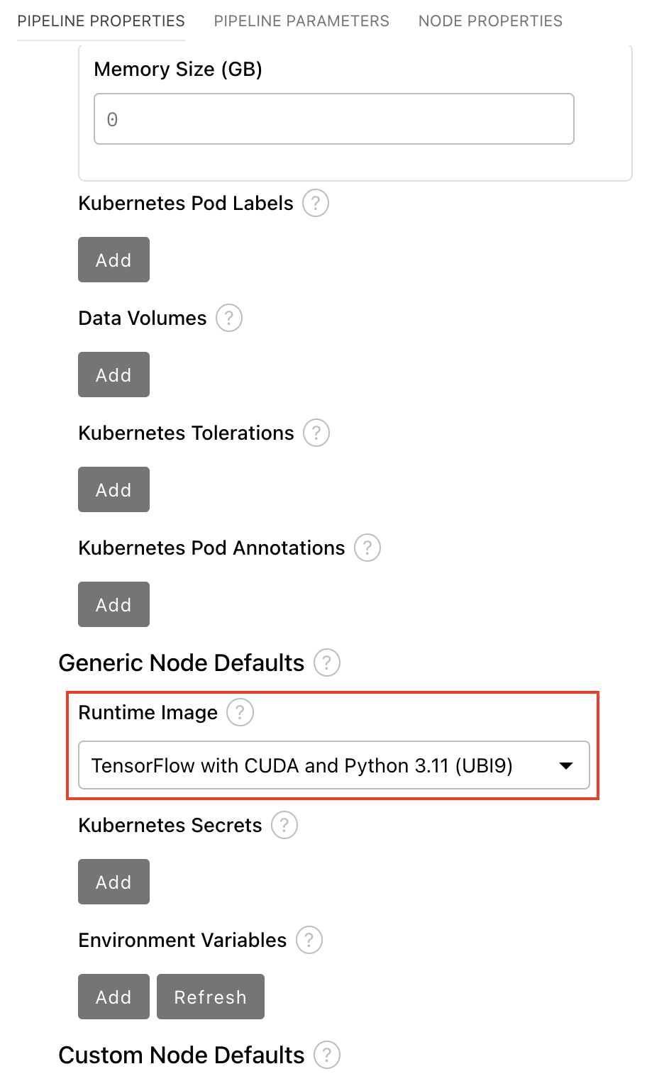 Pipeline Runtime Image0