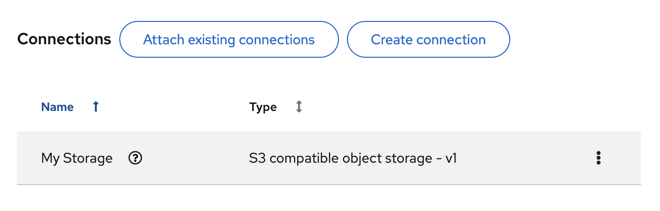 Connection form