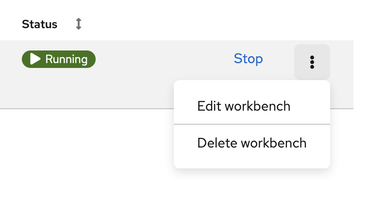 Workbench list edit