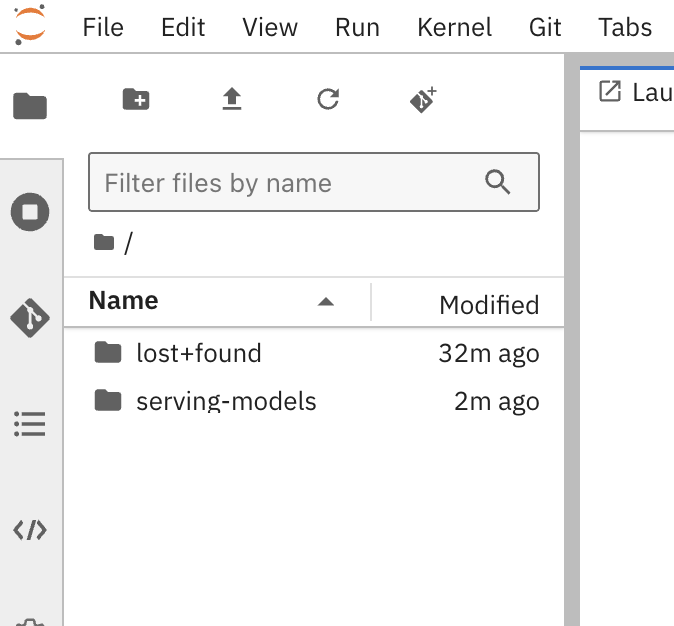Jupyter file browser